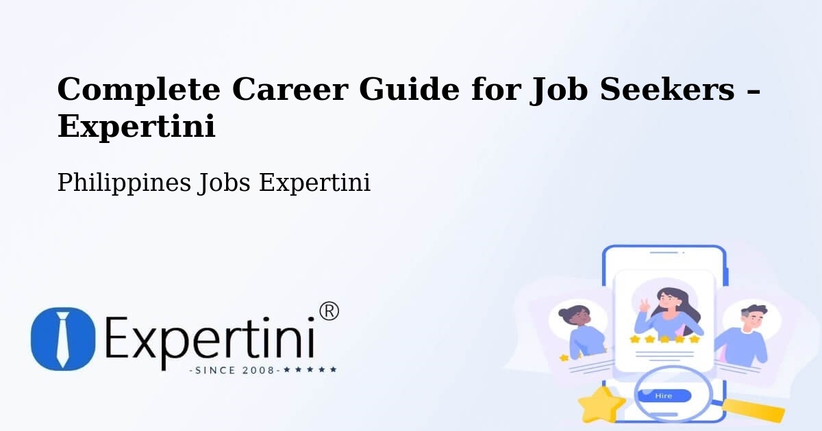 Career Guide for Job Seekers – Cainta - Cainta, Philippines Jobs Expertini