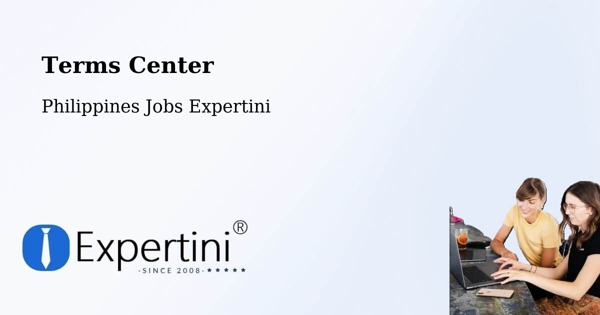 Terms of Service – Cainta - Philippines Jobs Expertini